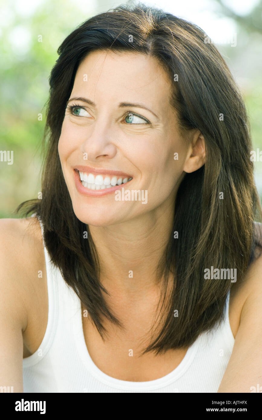 Mature woman outdoors hi-res stock photography and images - Alamy