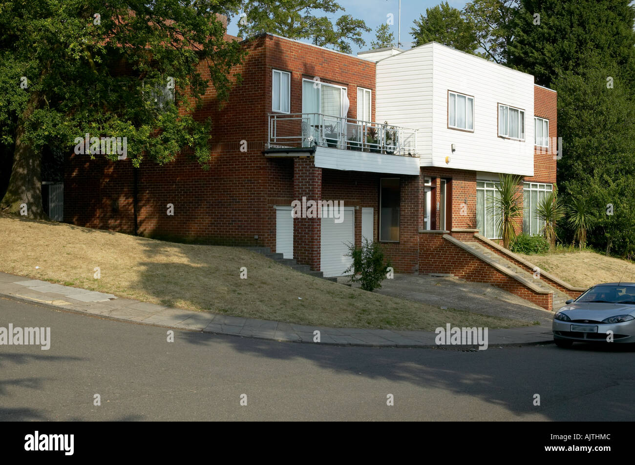 Housing, KingstonUponThames, Surrey. Half brick half timber clad houses Stock Photo Alamy