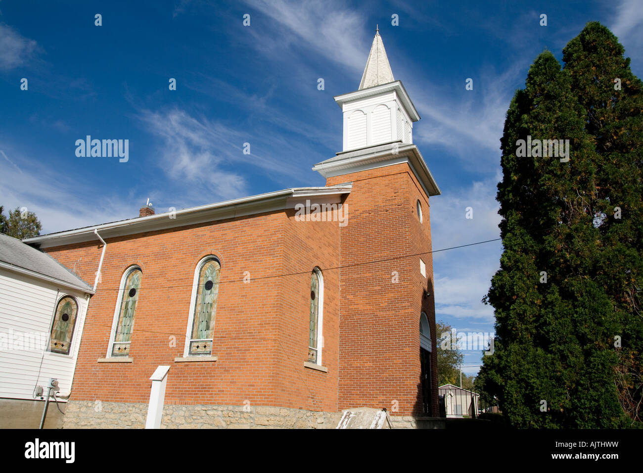 Primitive Methodist Church Benton Wisconsin Stock Photo Alamy