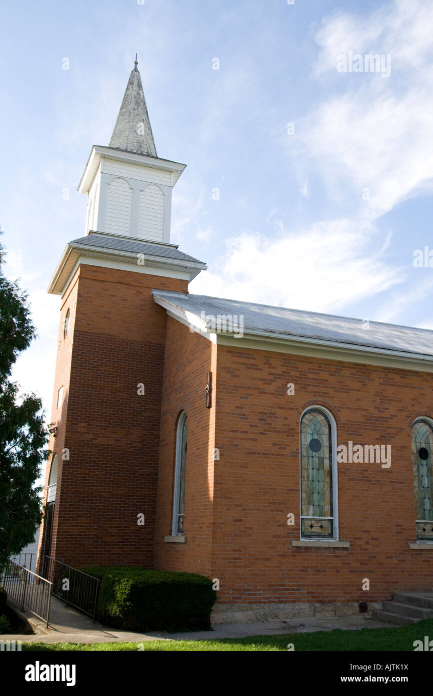 Primitive Methodist Church Benton Wisconsin Stock Photo Alamy