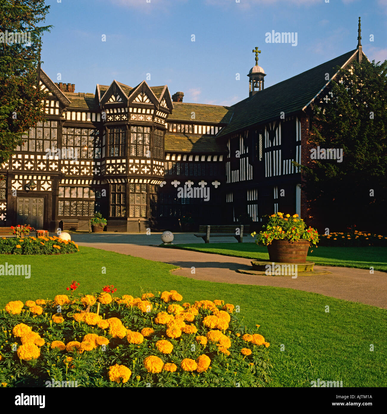 Cheshire Stockport Bramhall Park Bramall Hall Stock Photo Alamy