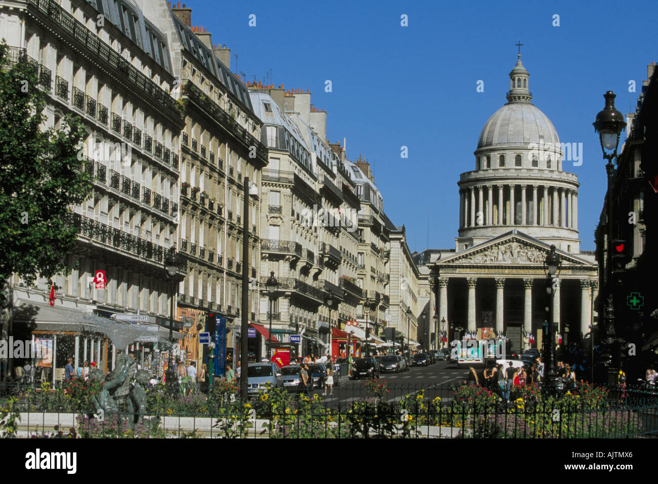 France paris rue soufflot pantheon hi-res stock photography and images -  Alamy