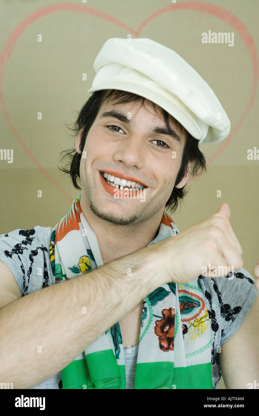 Men wearing lipstick hi-res stock photography and images - Alamy