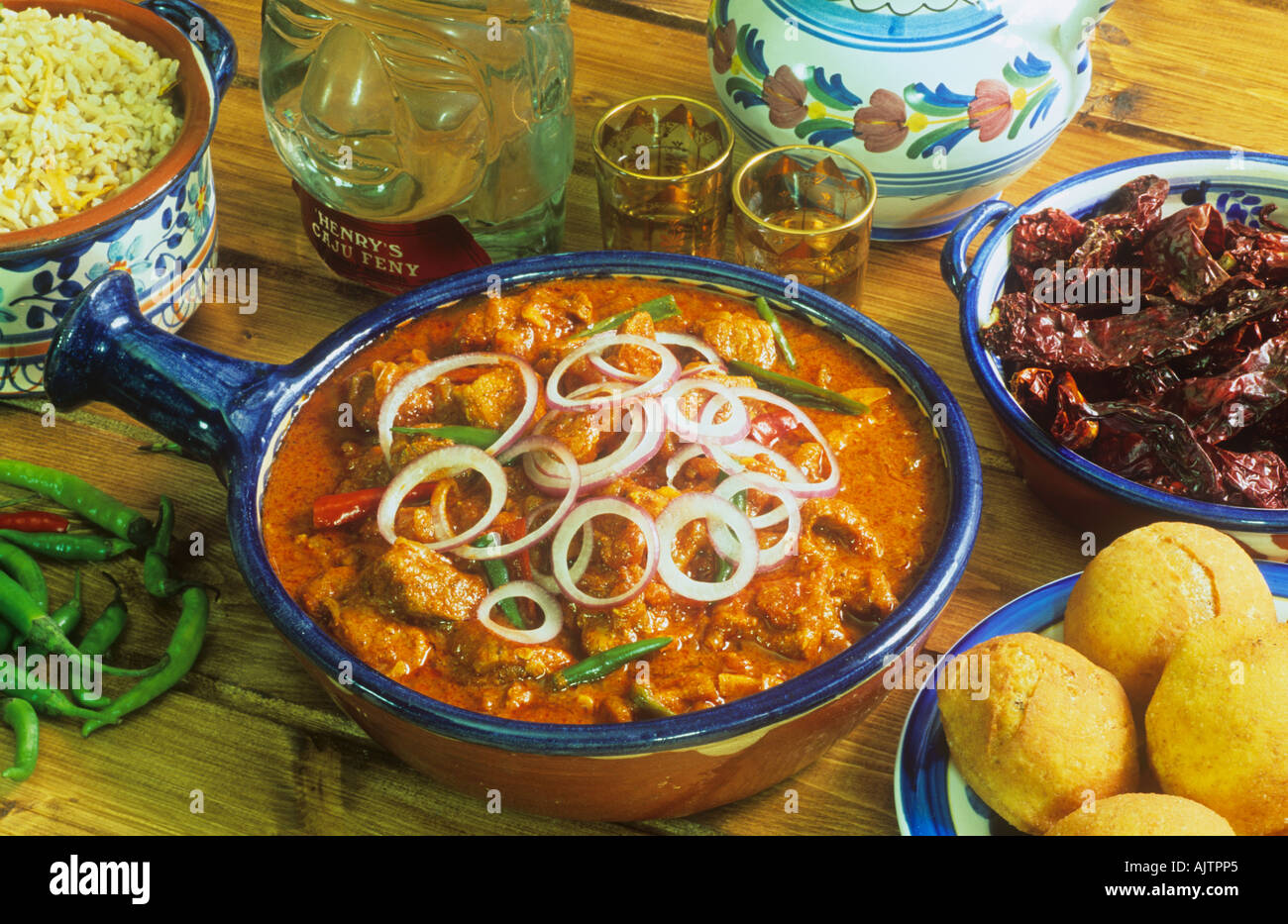 India Food Vindaloo curry Goa Stock Photo Alamy