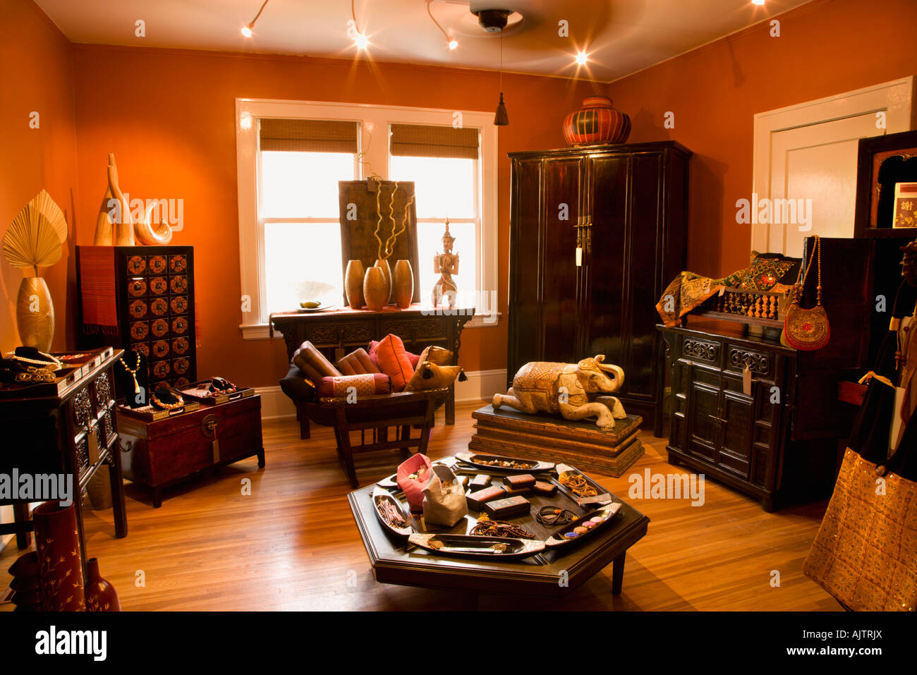 Interior of ecclectic home store Stock Photo - Alamy
