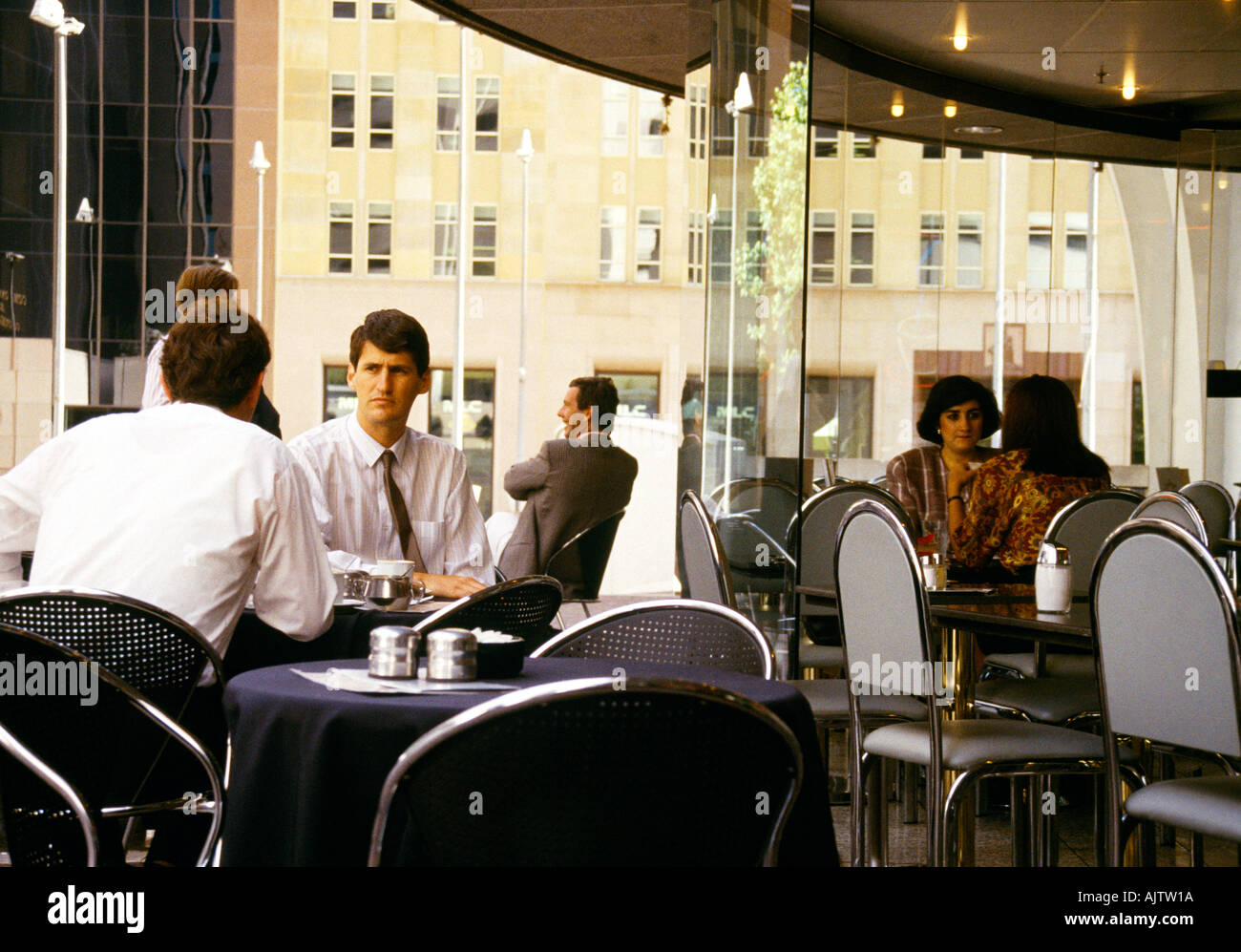 Sydney Australia Business Lunch In Restaurant Stock Photo Alamy