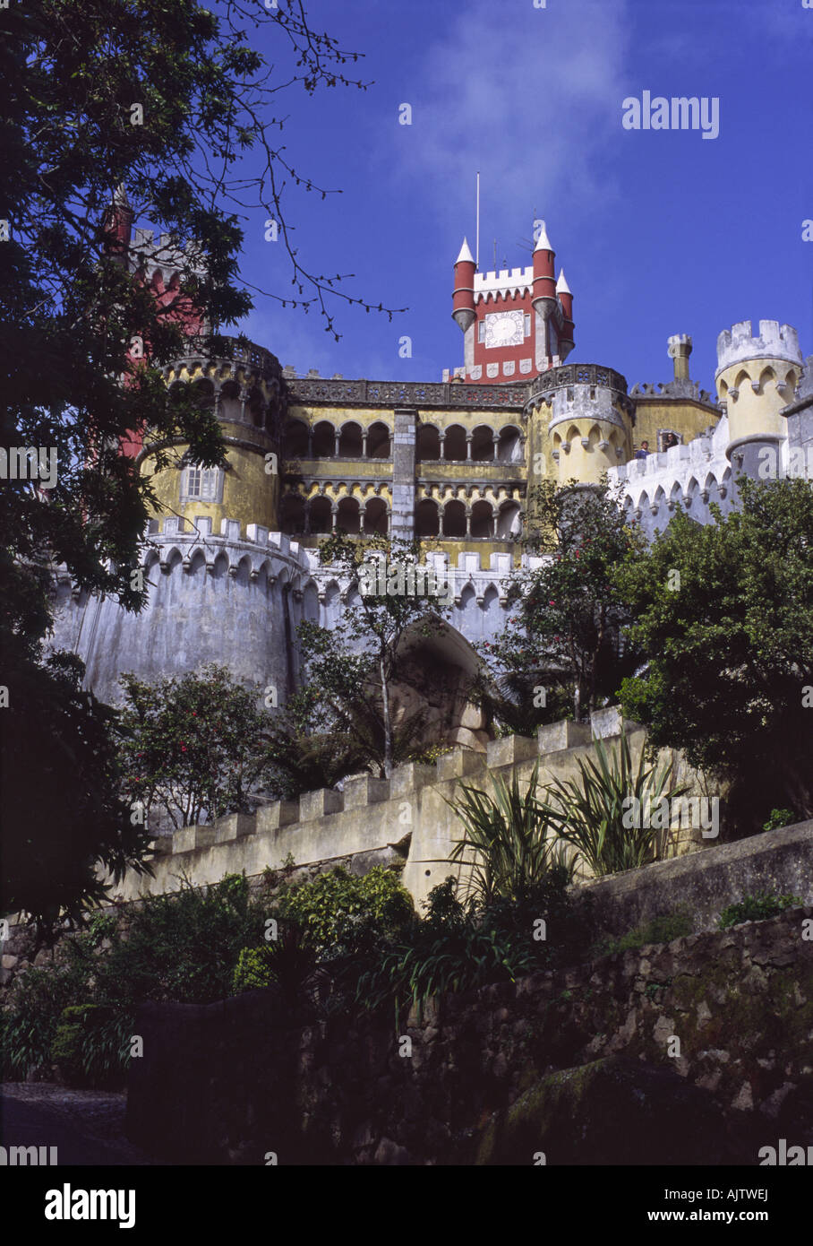 Palace of Sintra Lisbon Portugal Stock Photo