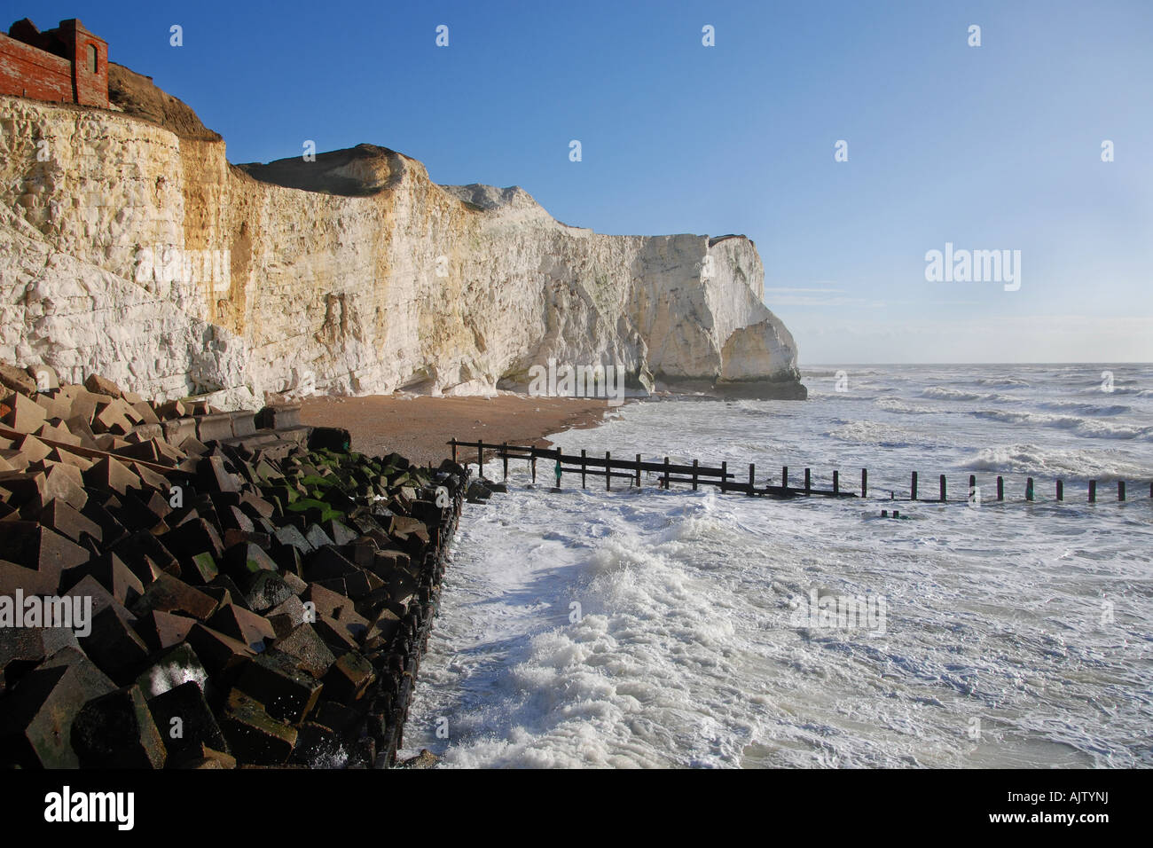 The Cliffs of Seaford Head Stock Photo