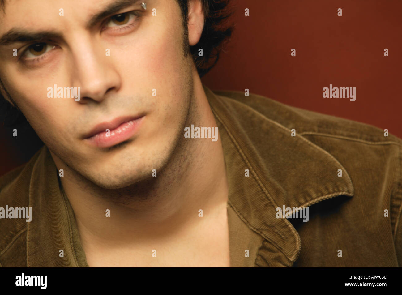 Caucasian male model Stock Photo - Alamy