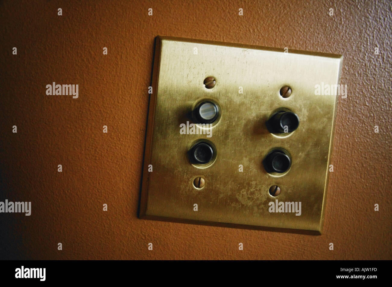 Light switch Stock Photo