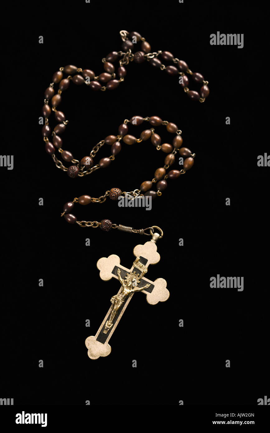 Rosary Black Background