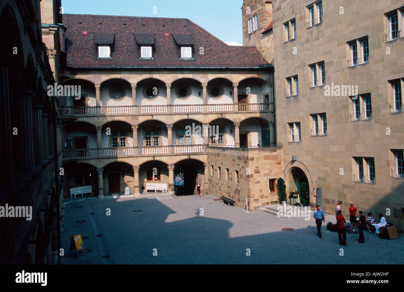 Old castle courtyard stuttgart germany hi-res stock photography and ...