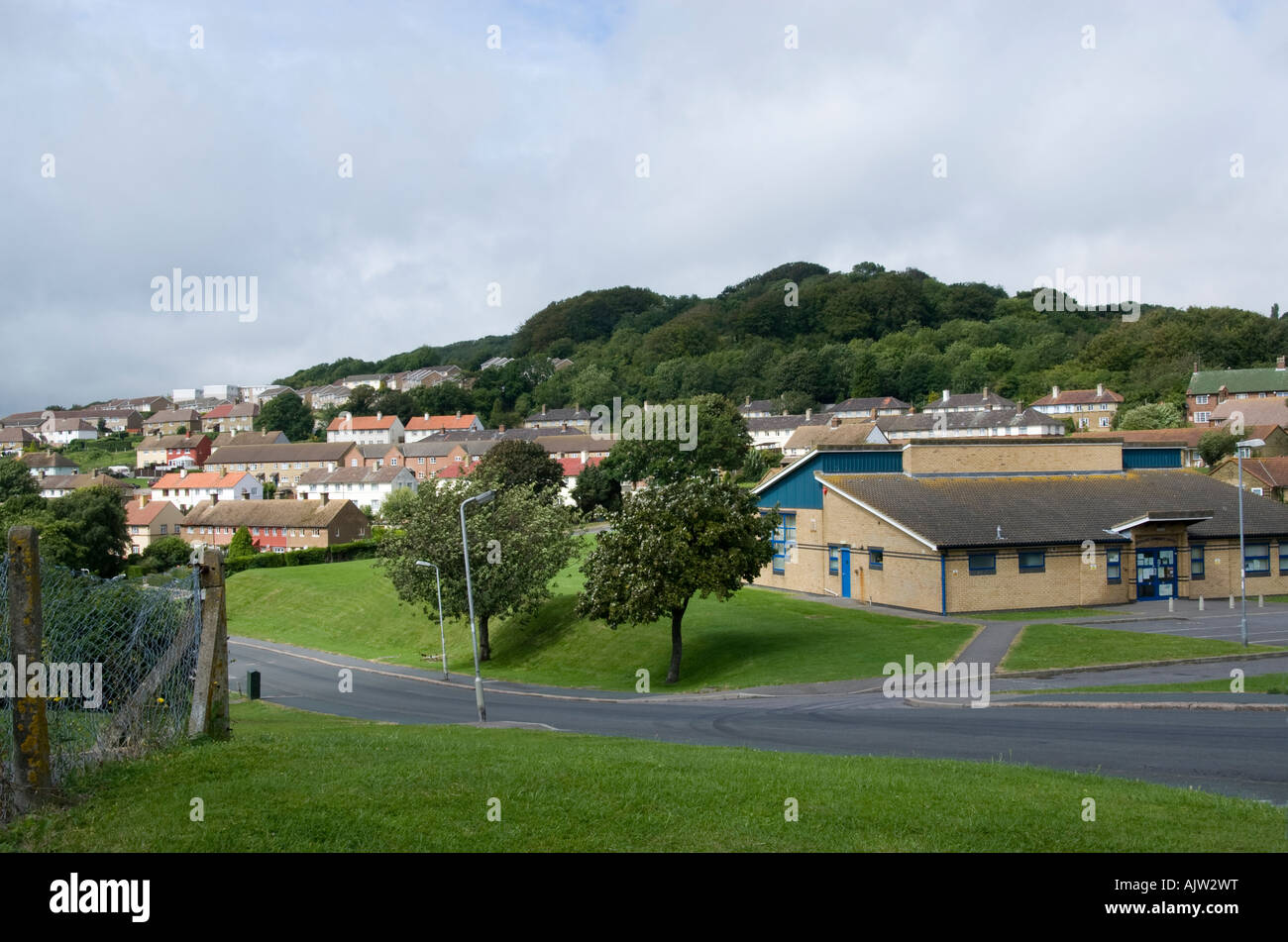 Buckland Housing Estate Dover Kent England UK Stock Photo Alamy