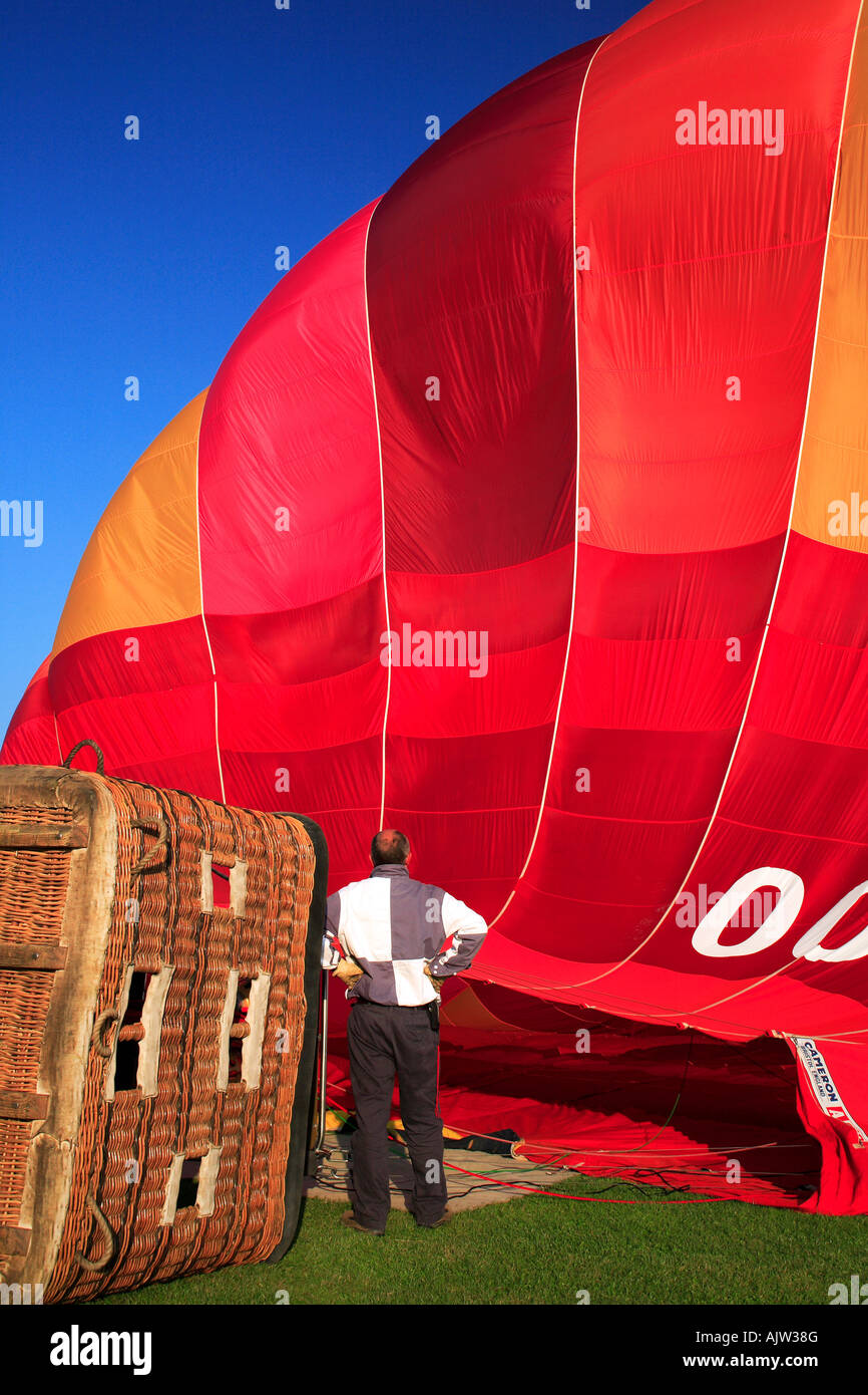 Balooning in Cotswolds England Stock Photo - Alamy