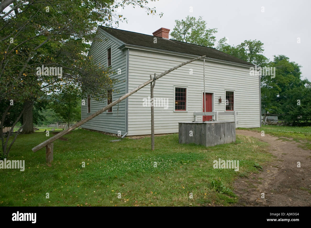 Joseph Smith frame home built by Mormon founder eldest son Stock Photo