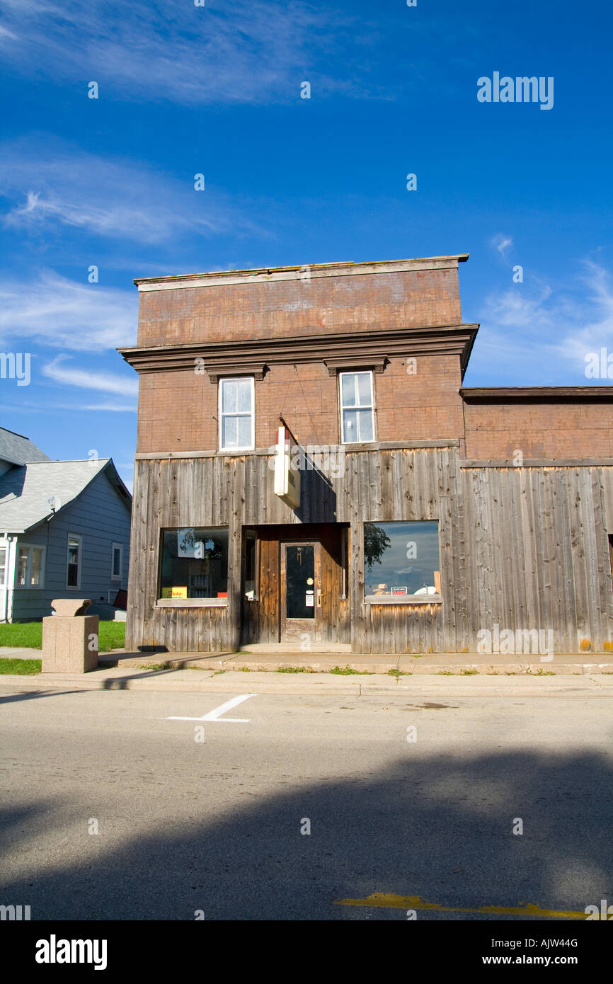 old storefront Benton, Wisconsin Stock Photo Alamy