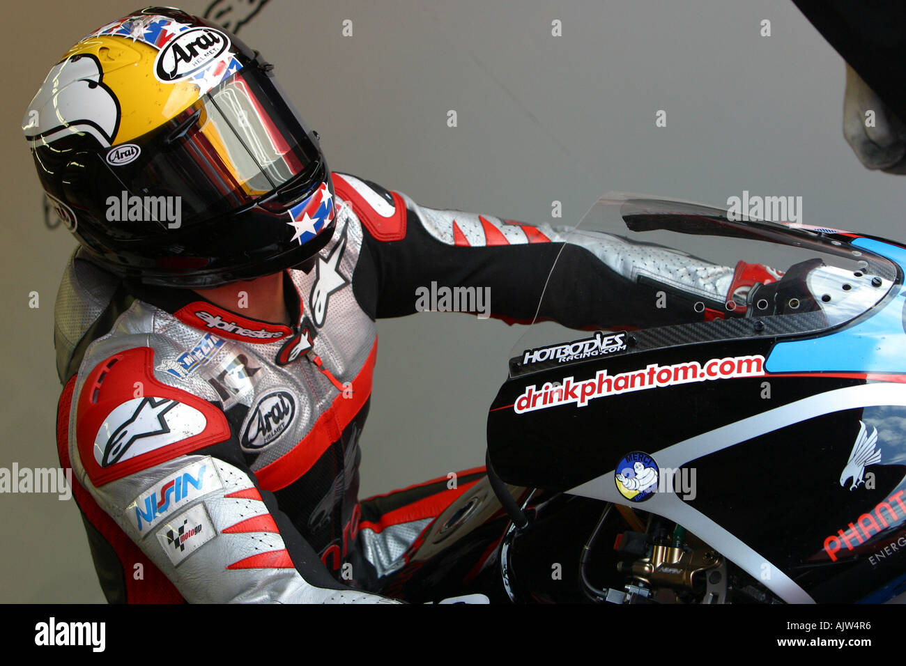 Kenny Roberts junior american motogp rider 2000 500cc GP World Champion  Stock Photo - Alamy