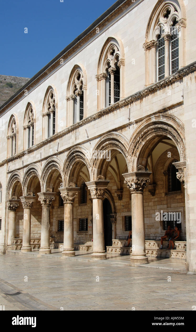 Rector's Palace Dubrovnik Dalmatia Croatia Stock Photo - Alamy