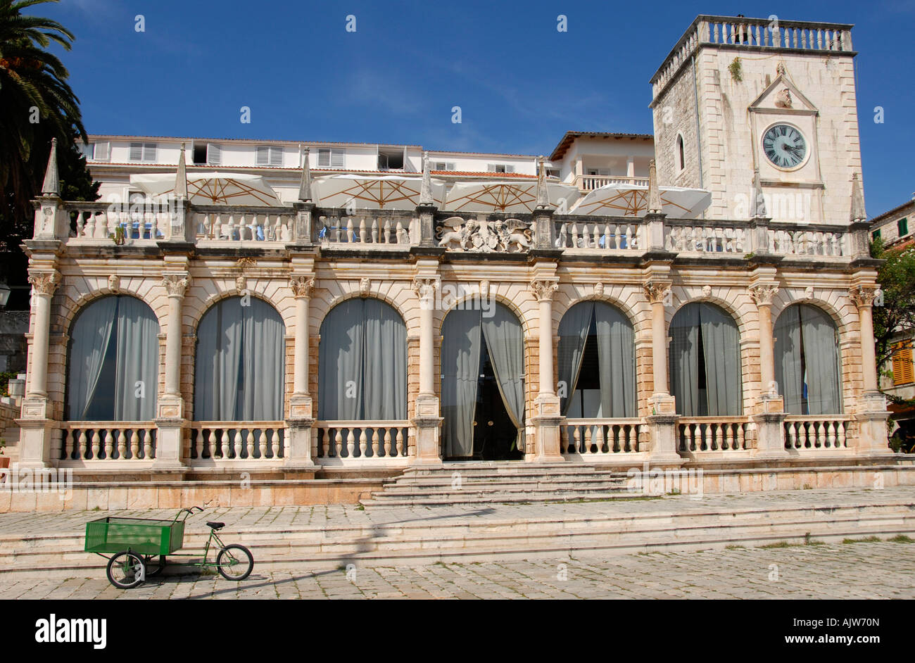 City Loggia Hvar Town Dalmatia Croatia Stock Photo