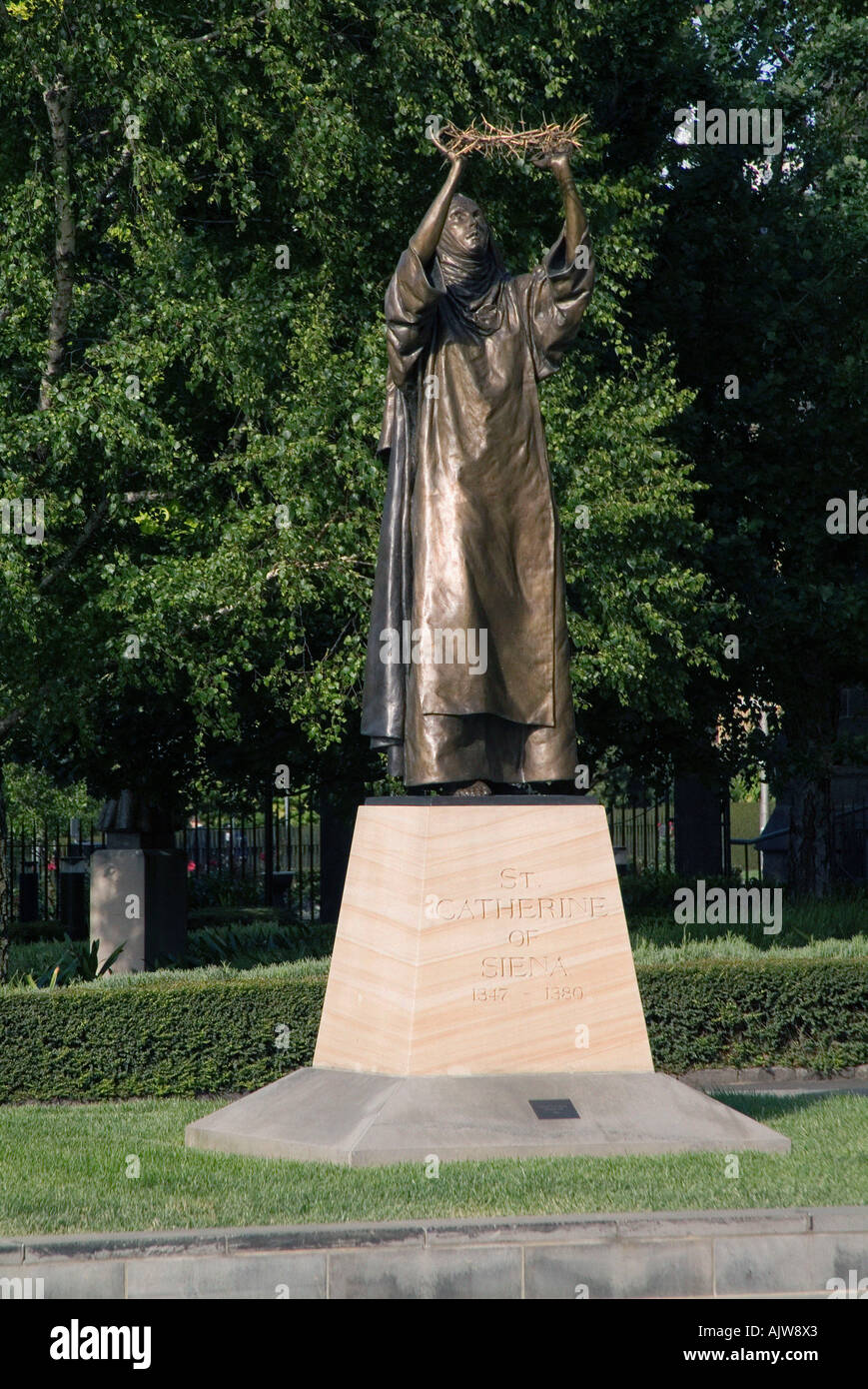 Statue / Melbourne Stock Photo Alamy