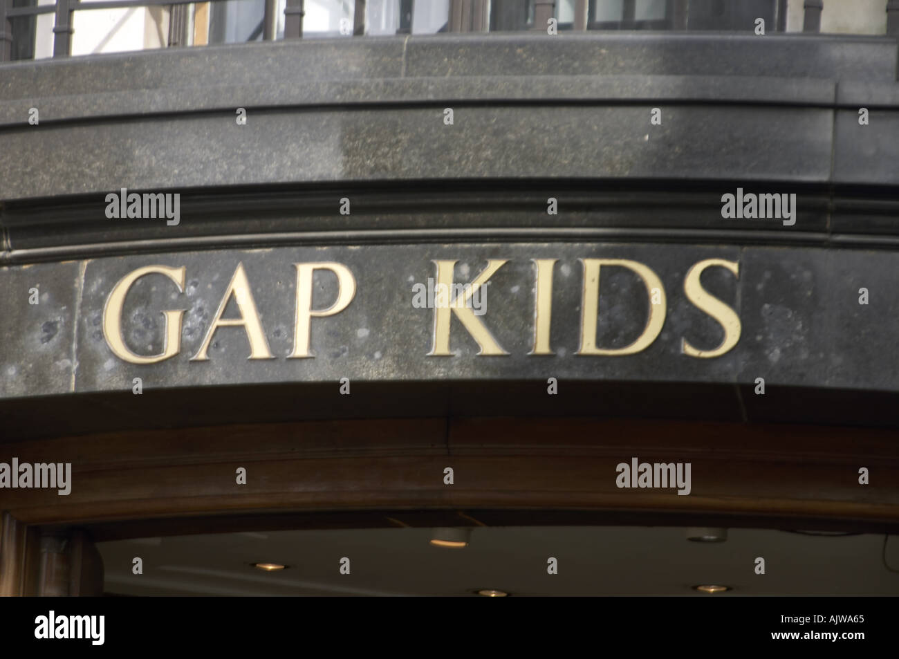 Gap Kids shop logo sign Regent Street London W1 England 2004 Stock Photo -  Alamy