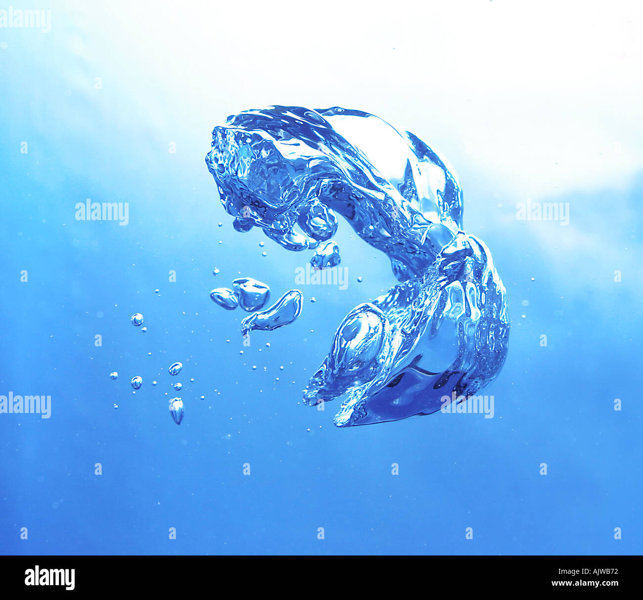 bubble in a fish tank Stock Photo Alamy