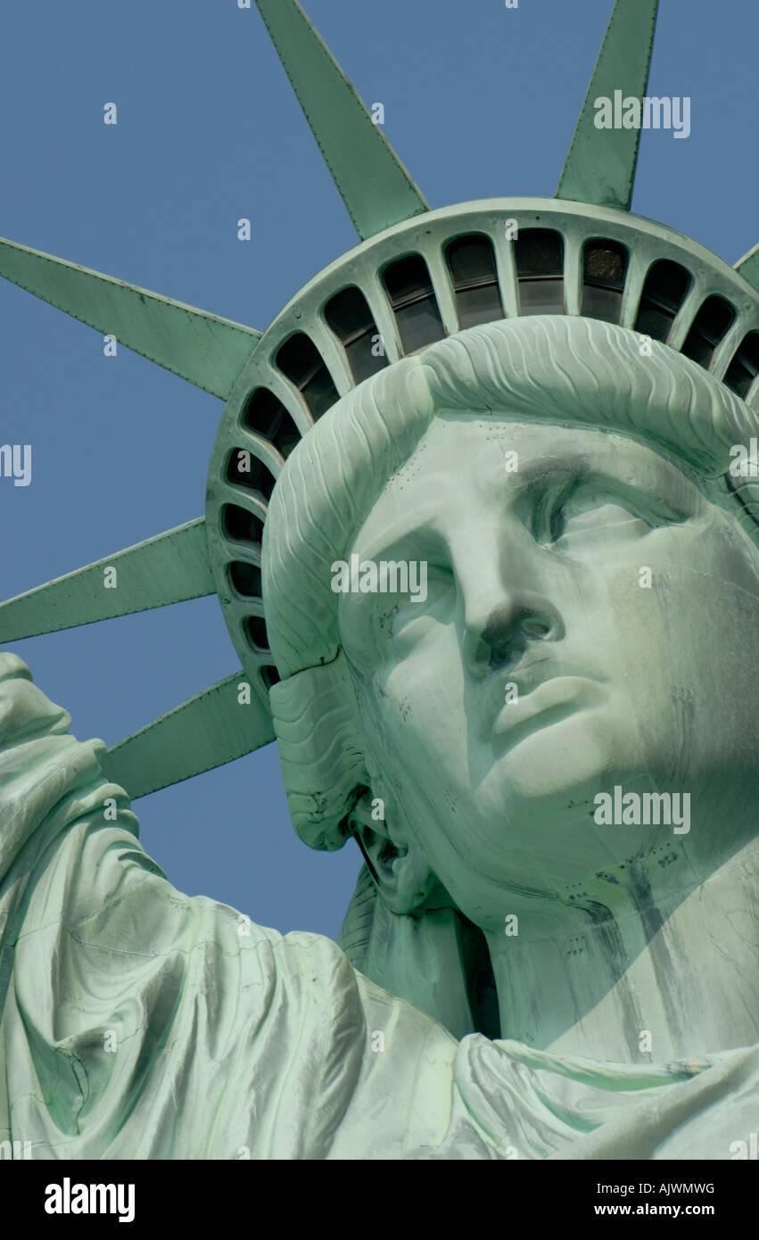 The Status of Liberty, New York Habour, USA Stock Photo