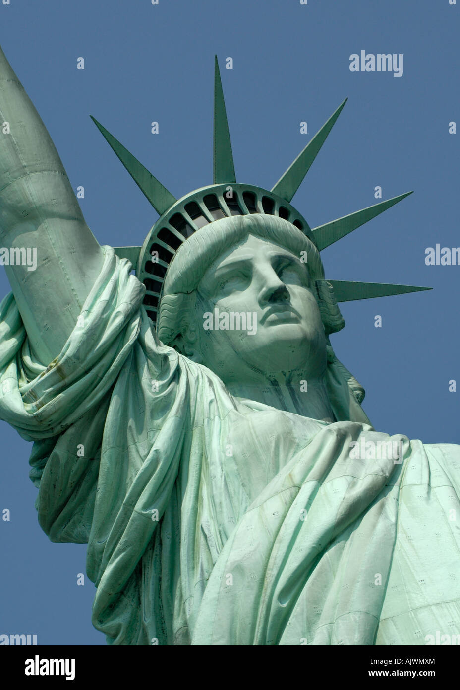 The Status of Liberty, New York Habour, USA Stock Photo