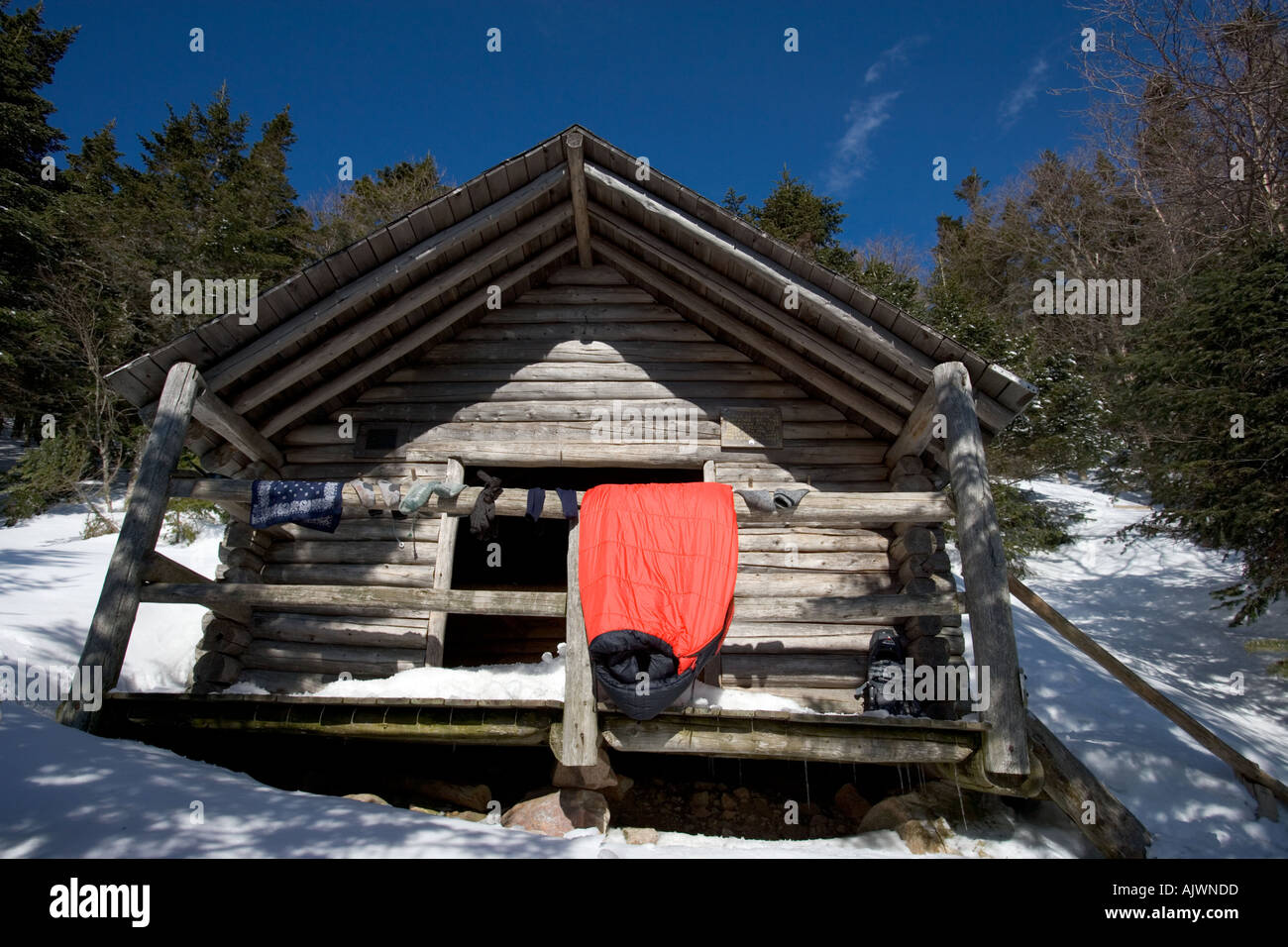 Guyot Shelter Stock Photo - Alamy