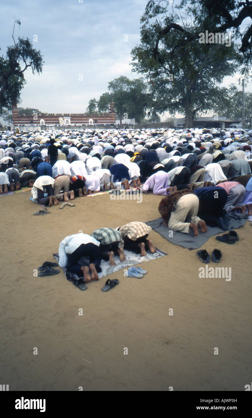 Kneeling for prayer.India Stock Photo