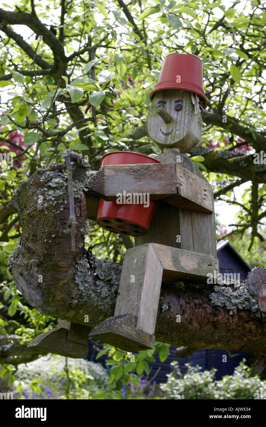 Flowerpot man garden ornament hi-res stock photography and images