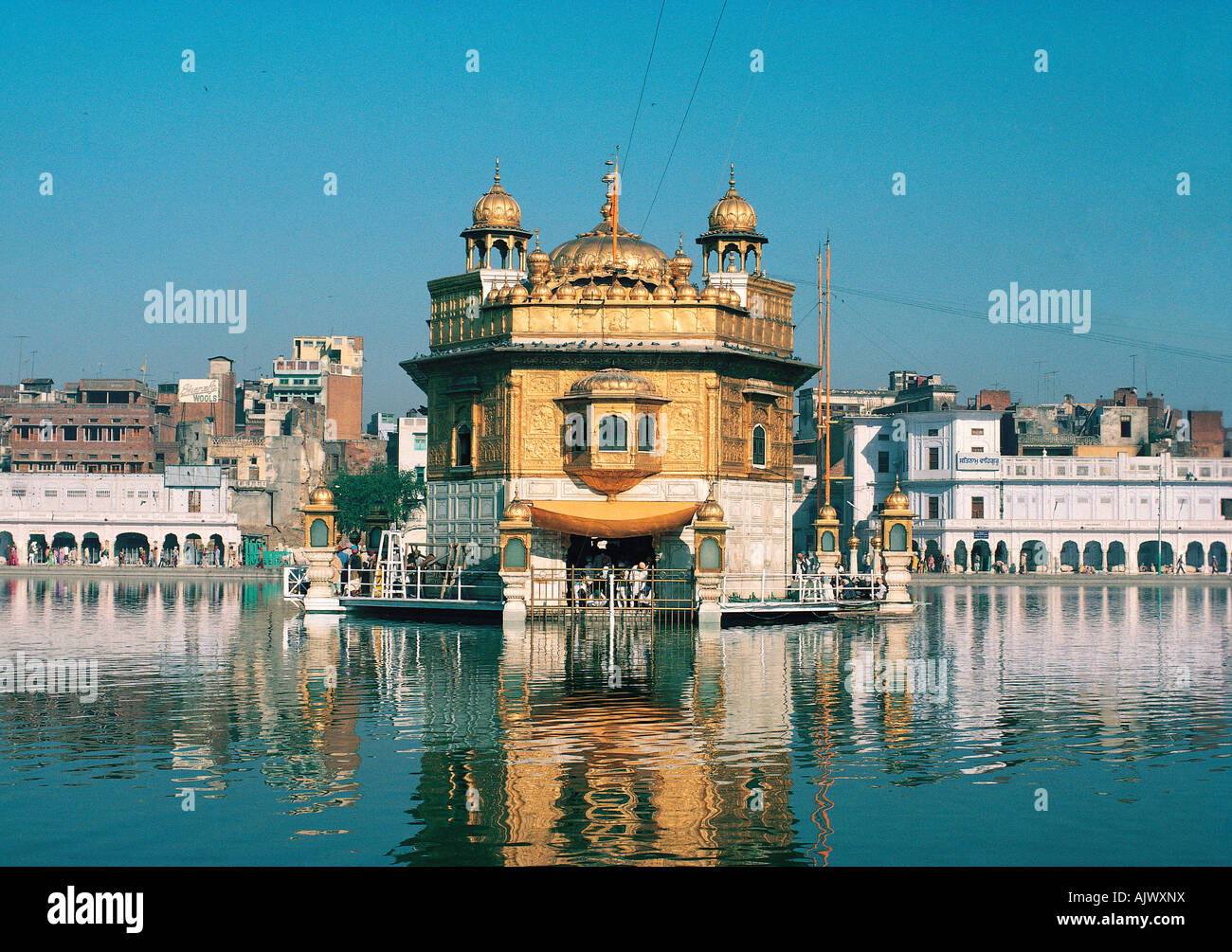 Travel, India, Punjab, Golden Temple at Amritsar, Stock Photo