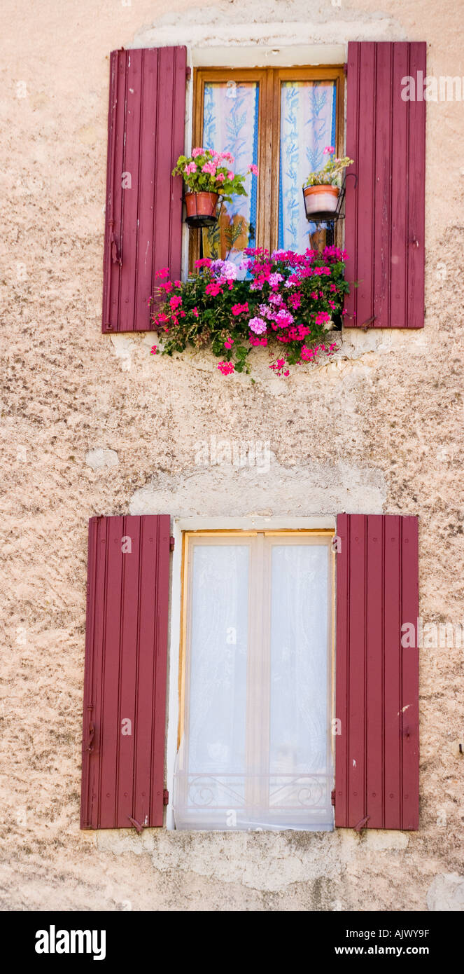 France Provence Sault window display Stock Photo