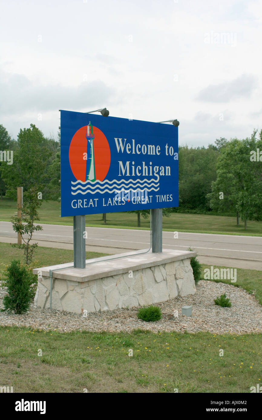 Ironwood Michigan Welcome Center Stock Photo 8469057 Alamy