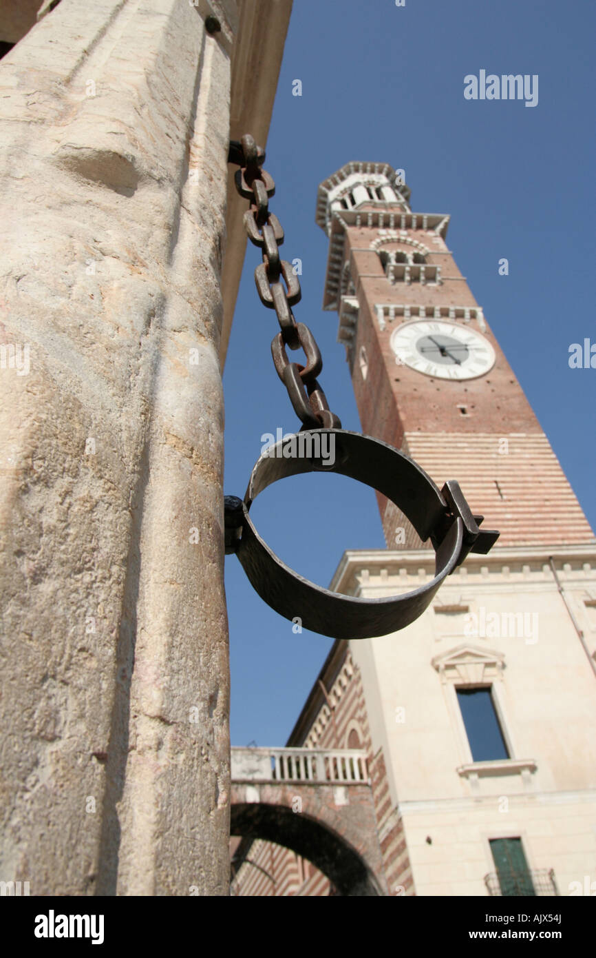 Shackles on Wall Stock Photo