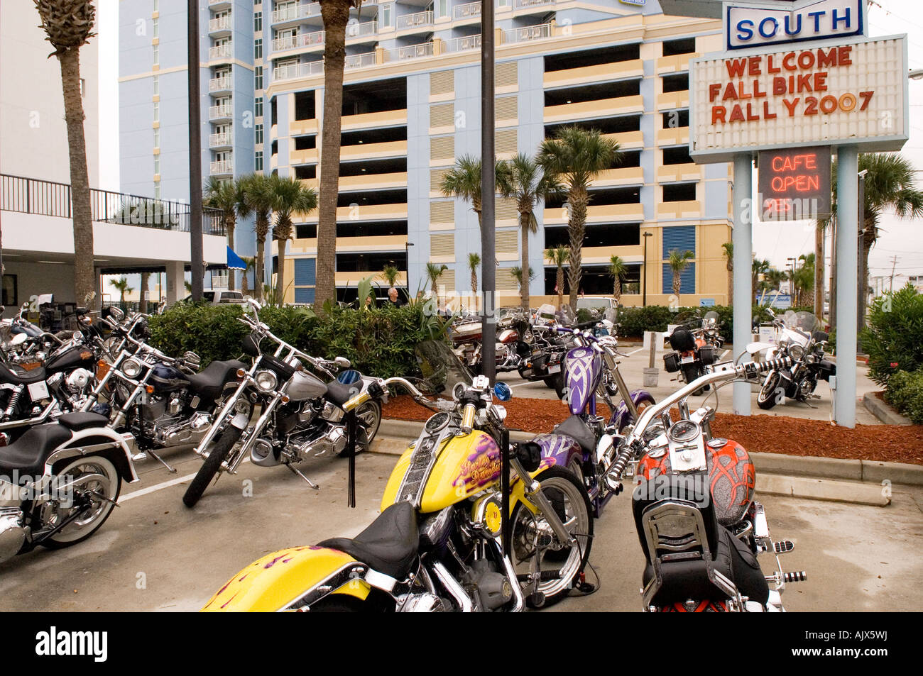 Bike Rally Myrtle Beach South Carolina USA Stock Photo Alamy
