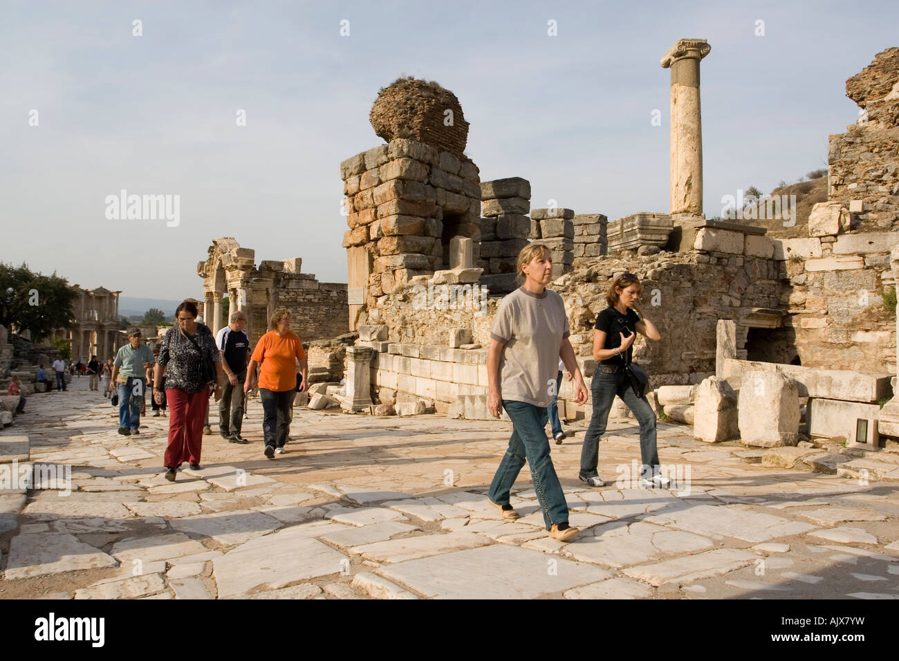 Ephesus - the Ionian city in ancient Anatolia, now Turkey. Stock Photo