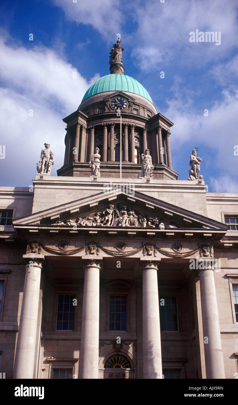 Custom House Dublin Eire Stock Photo