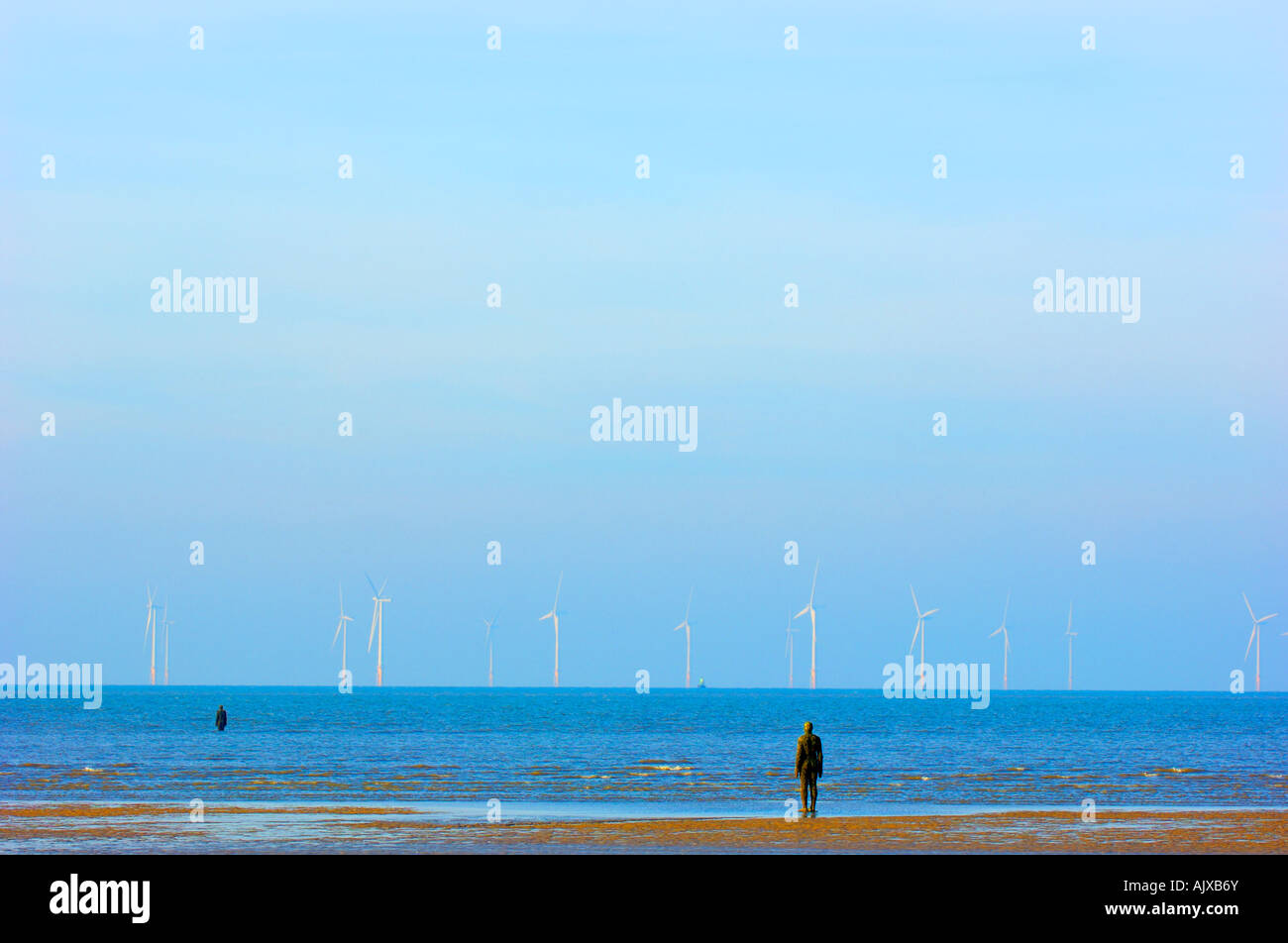 gormley figures crosby beach