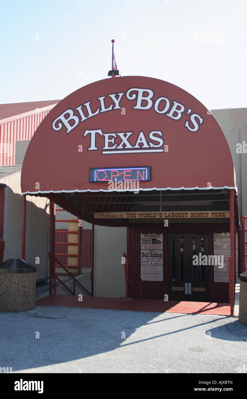 entrance to Billy Bob's Texas World largest Honky Tonk in Fort Worth