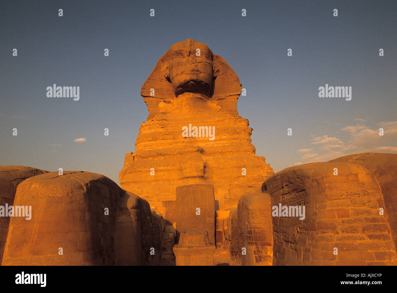 Egypt, Giza, The Sphinx, Dream Stele Stock Photo - Alamy