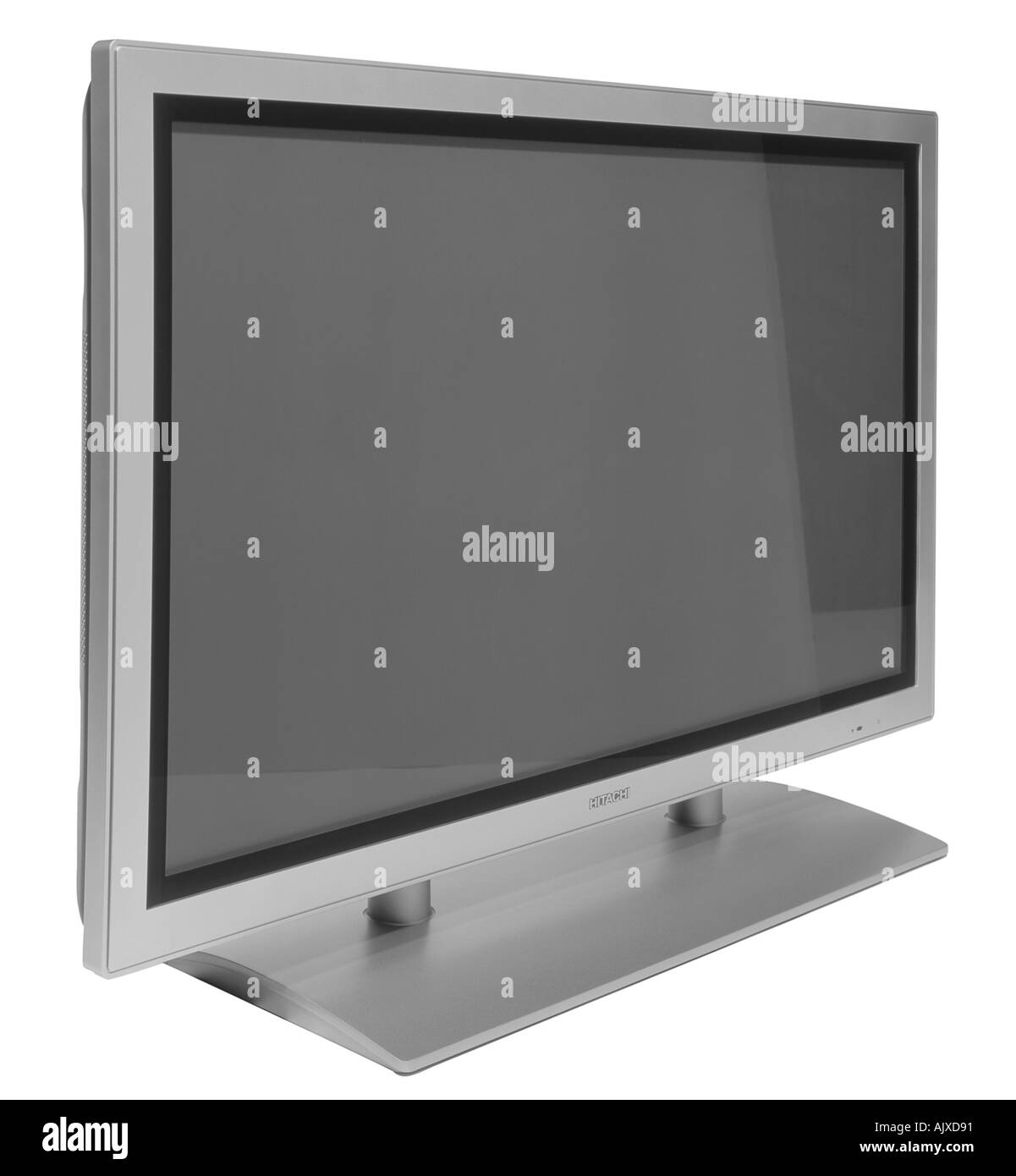 Hitachi flat plasma screen TV 42 inches Stock Photo