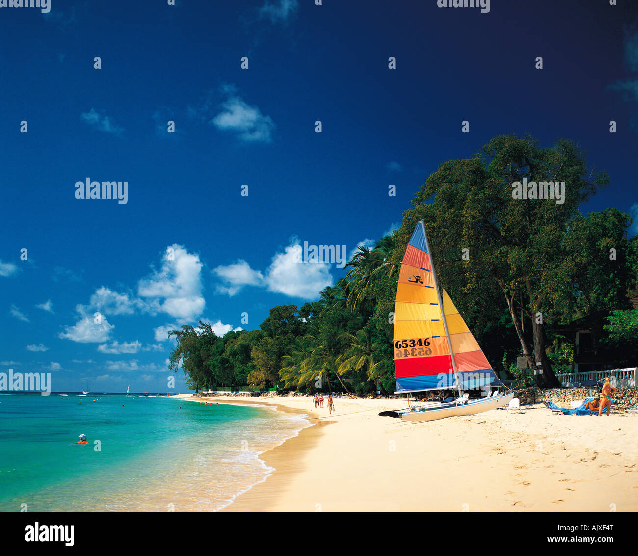 Barbados. Holetown. Beach Stock Photo Alamy