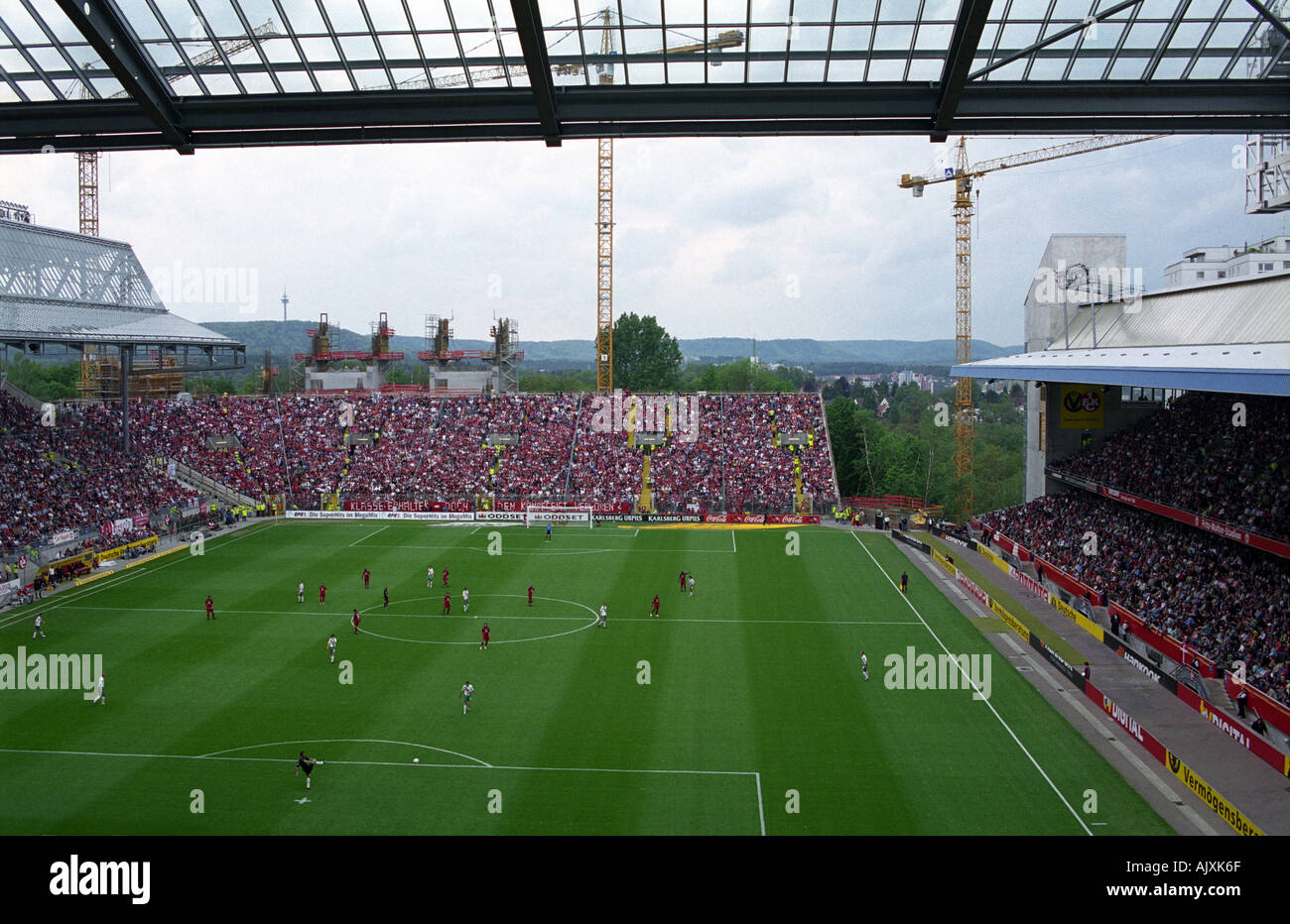 Fritz-Walter-Stadion, home of Kaiserslautern football club, Germany. Stock Photo