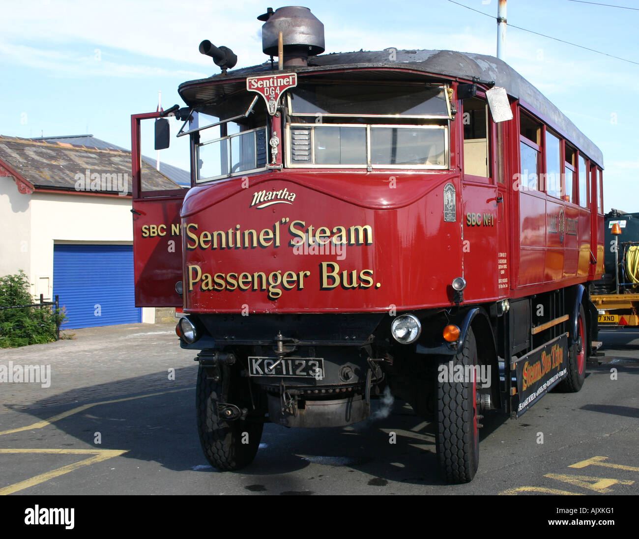 Sentinel Steam Passenger Bus Stock Photo Alamy