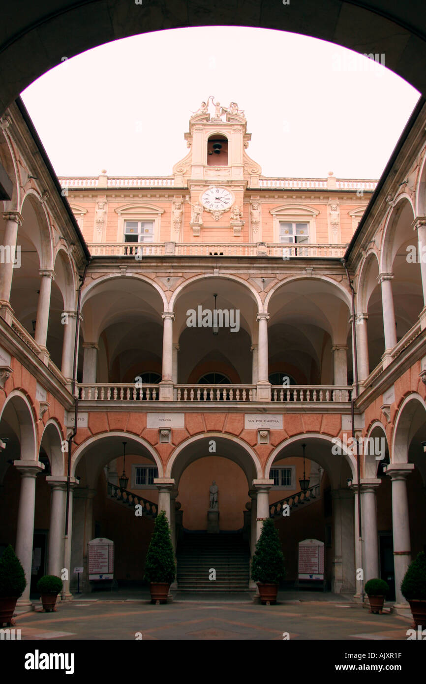 Genoa Town hall Stock Photo Alamy