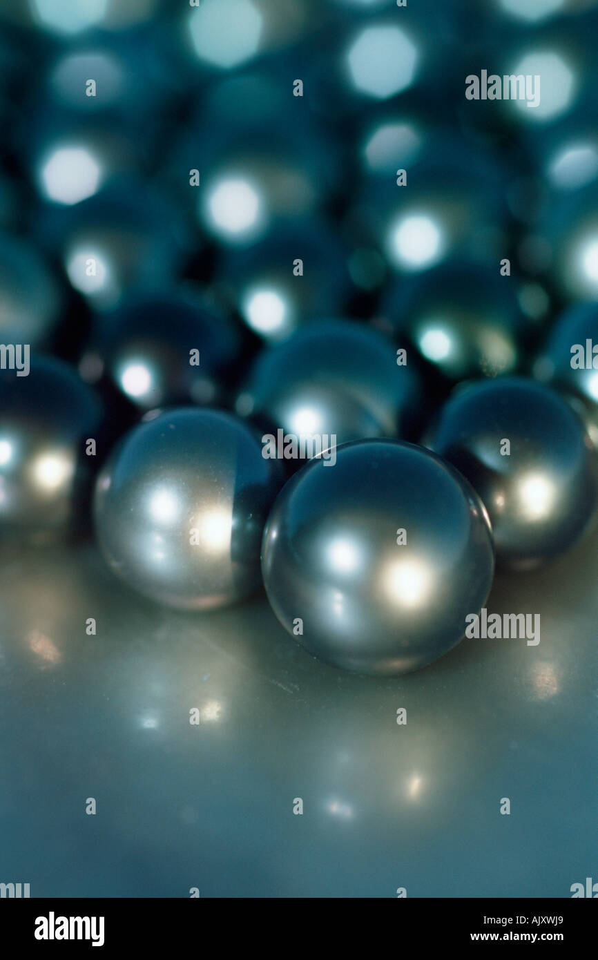 Black pearls Tahiti French Polynesia Pacific Ocean Stock Photo - Alamy