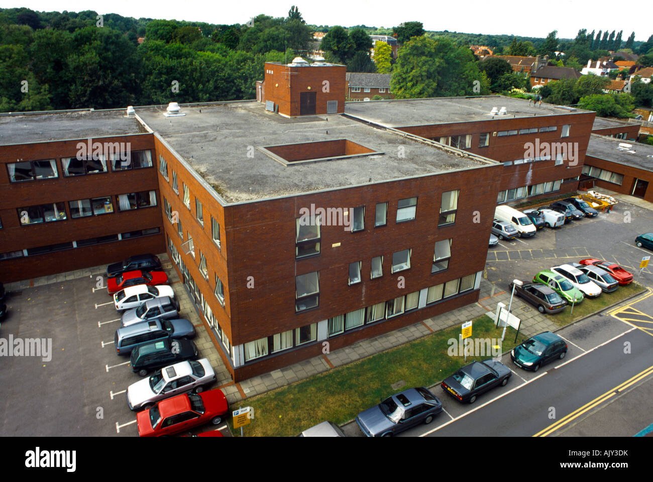 Epsom District Hospital Surrey England Stock Photo Alamy