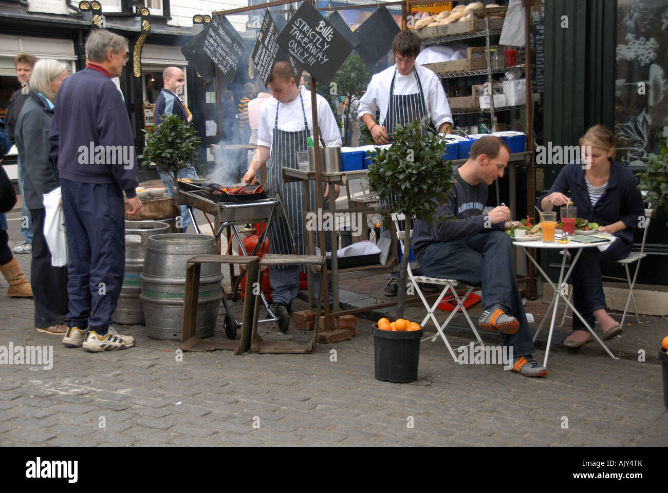 Sussex November 2007 Bill's cafe Lewes Stock Photo - Alamy