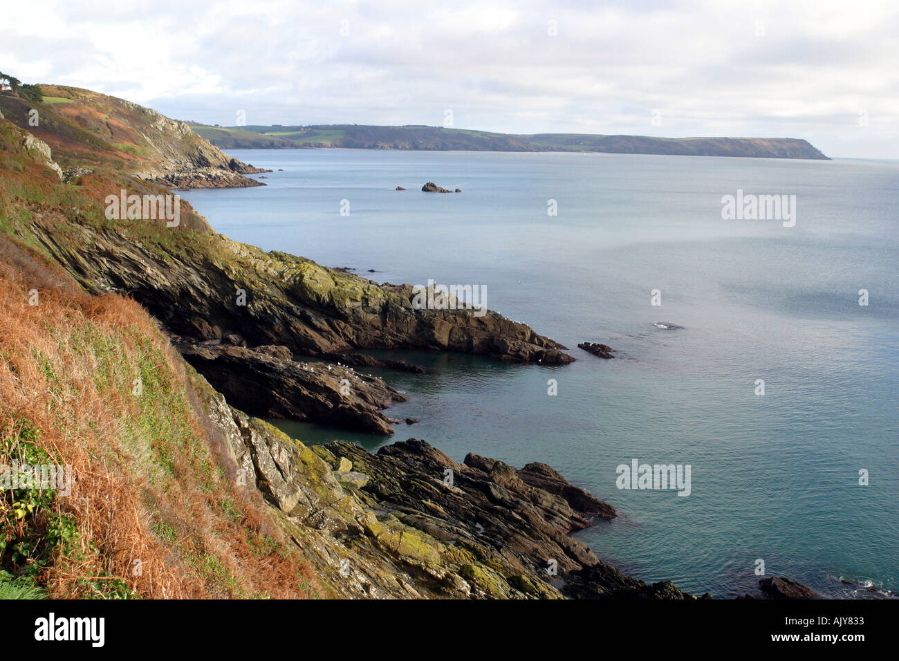 Portloe Cornwall UK Stock Photo - Alamy